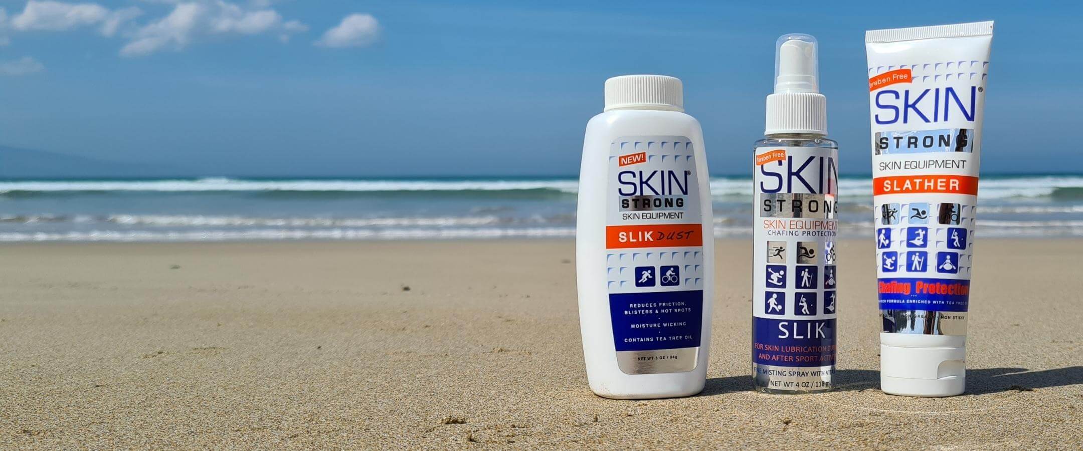 Skin Strong Australia Anti Chafe, Anti Blister and Chamois Cream Range Athelte Skin Protection