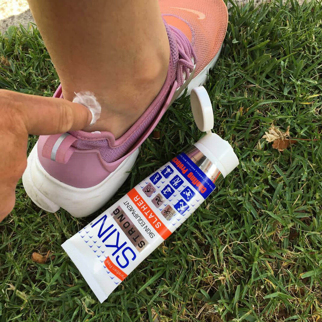 Skin Strong all products combo anti chafe anti blister chamois cream stop hotspots soggy and smelly feet.
