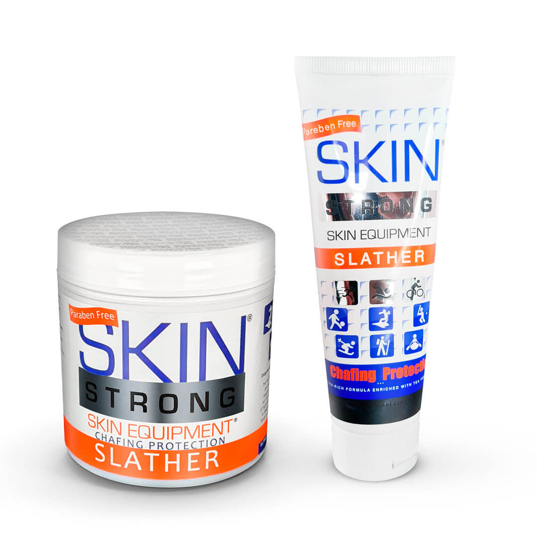 Skin Strong SLATHER cream chamois cream anti chafe cream anti blister cream.